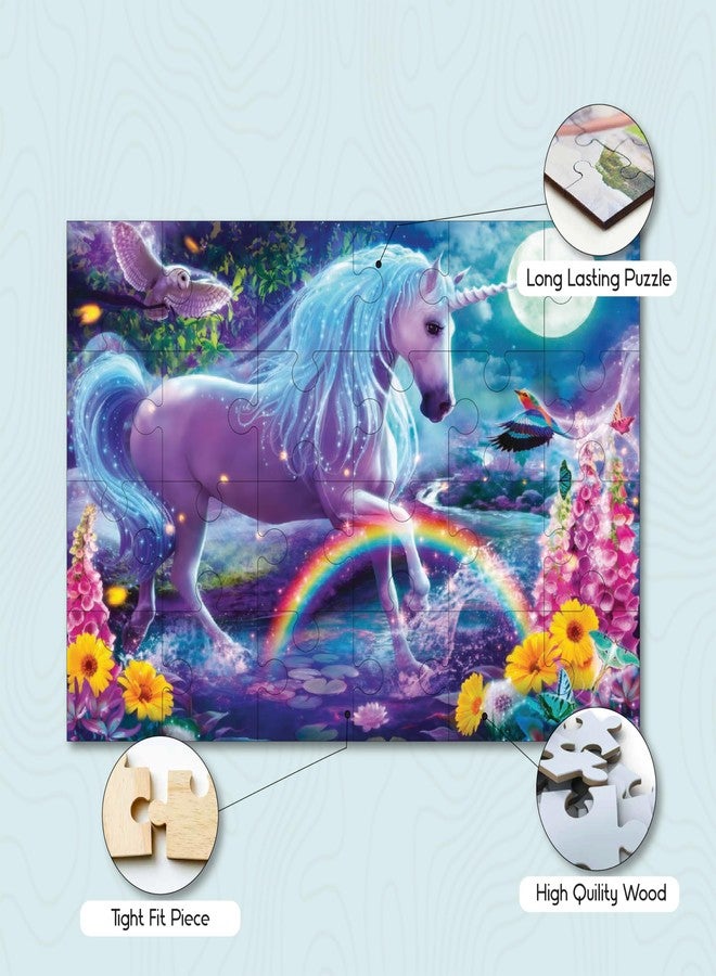 Khilonewale Premium 24 Piece Jigsaw Puzzle for Kids & Adults - Colorful Educational Picture Puzzle, 20x30cm Size, Thick Sturdy Pieces, Brain Boosting Family Activity Gift (Fantasy Princess Puzzle) - Image 4